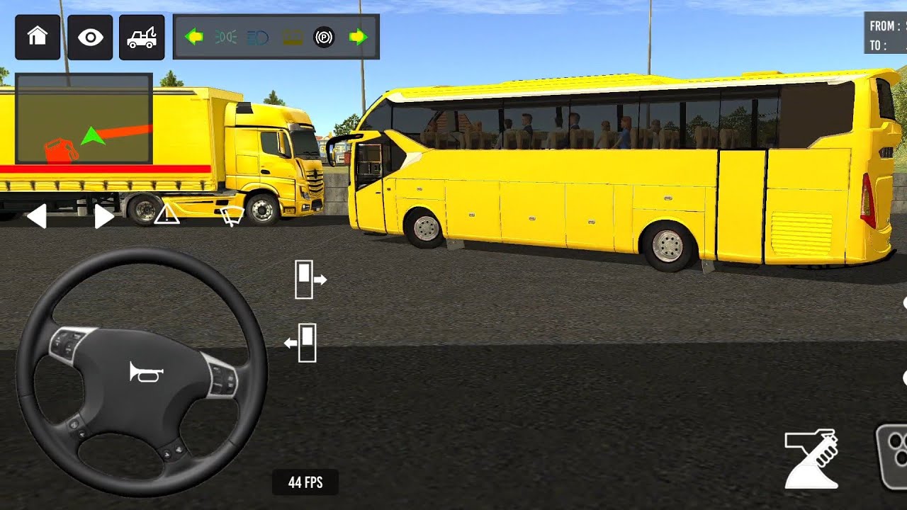 Euro coach bus simulator 2026 | new bus simulator indonesia part-8 Android gameplay 