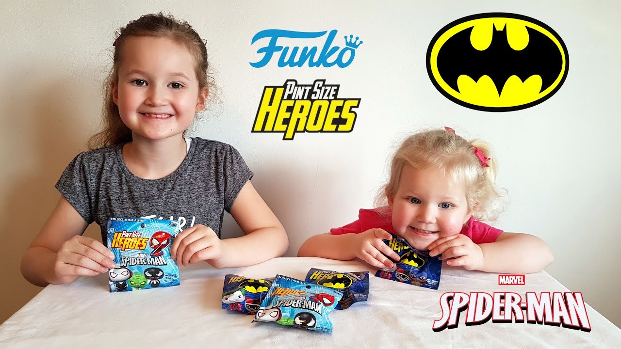 FUNKO PINT SIZE HEROES - BATMAN AND SPIDERMAN BLIND BAGS | Mini Figures | Opening