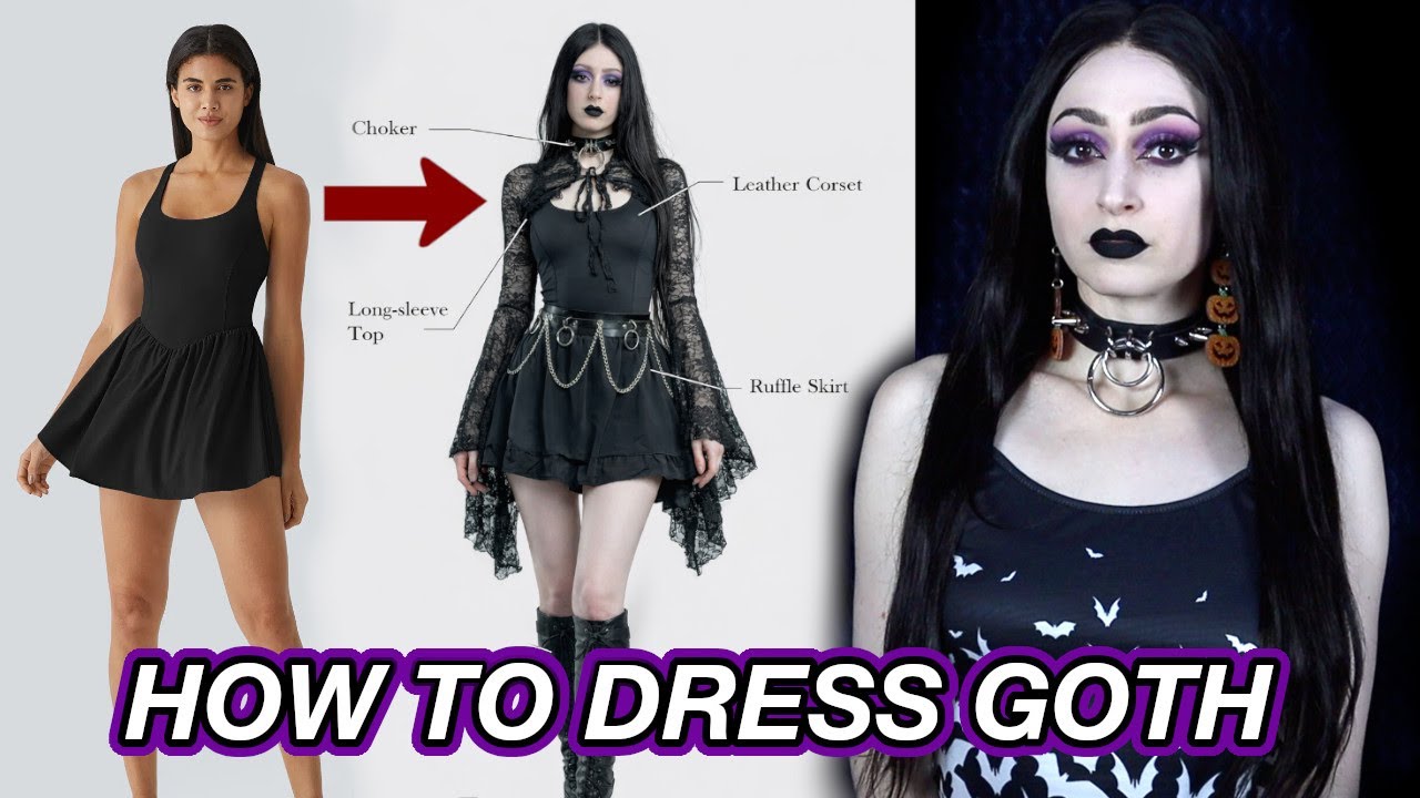 Как одеваться в готическом стиле, используя "обычную" одежду | Обзор и примерка Halara 🖤