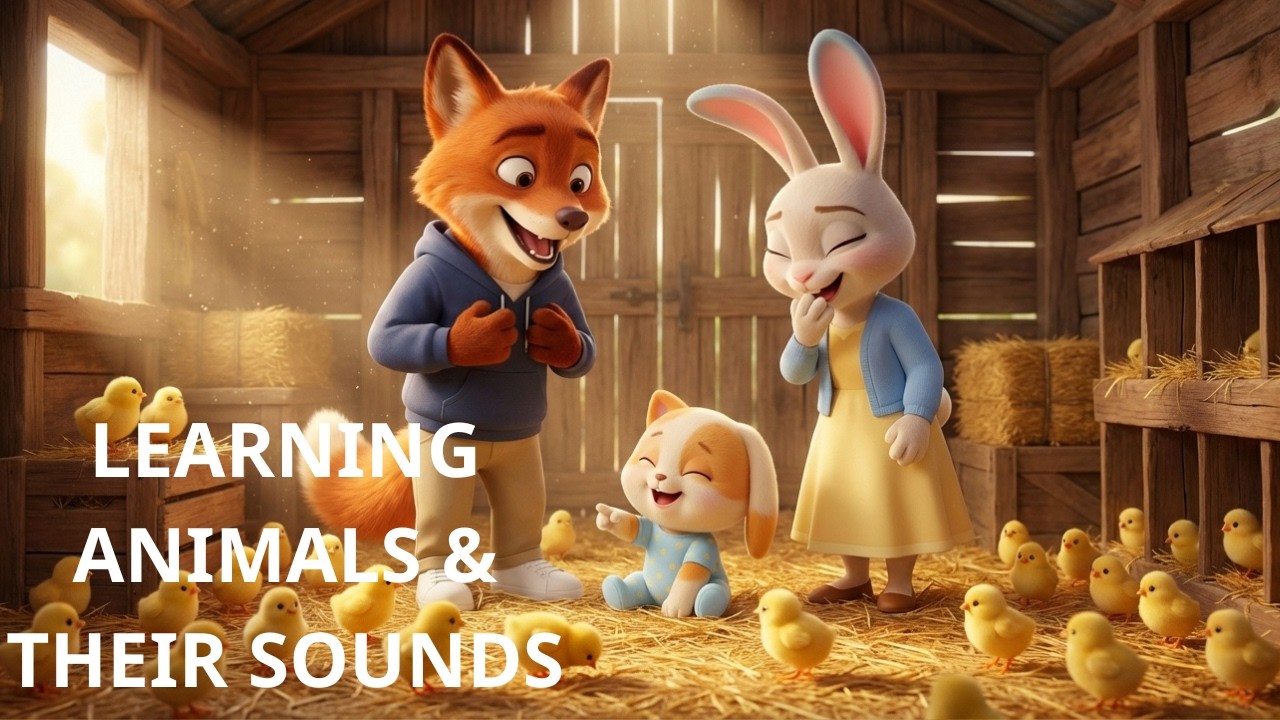 Zootopia 2 | Animal Sounds for Kids | Nick & July’s Little Family