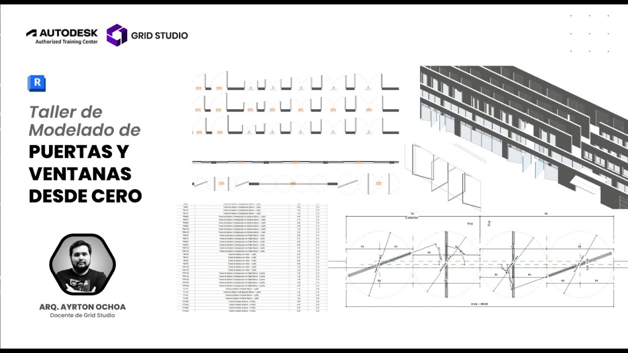 Taller de puertas y ventanas desde cero | Grid Studio