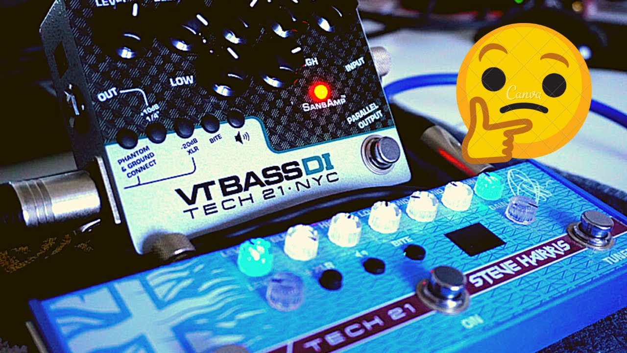 Tech 21 SH1 Steve Harris vs VT Bass DI (Do they sound the same?)