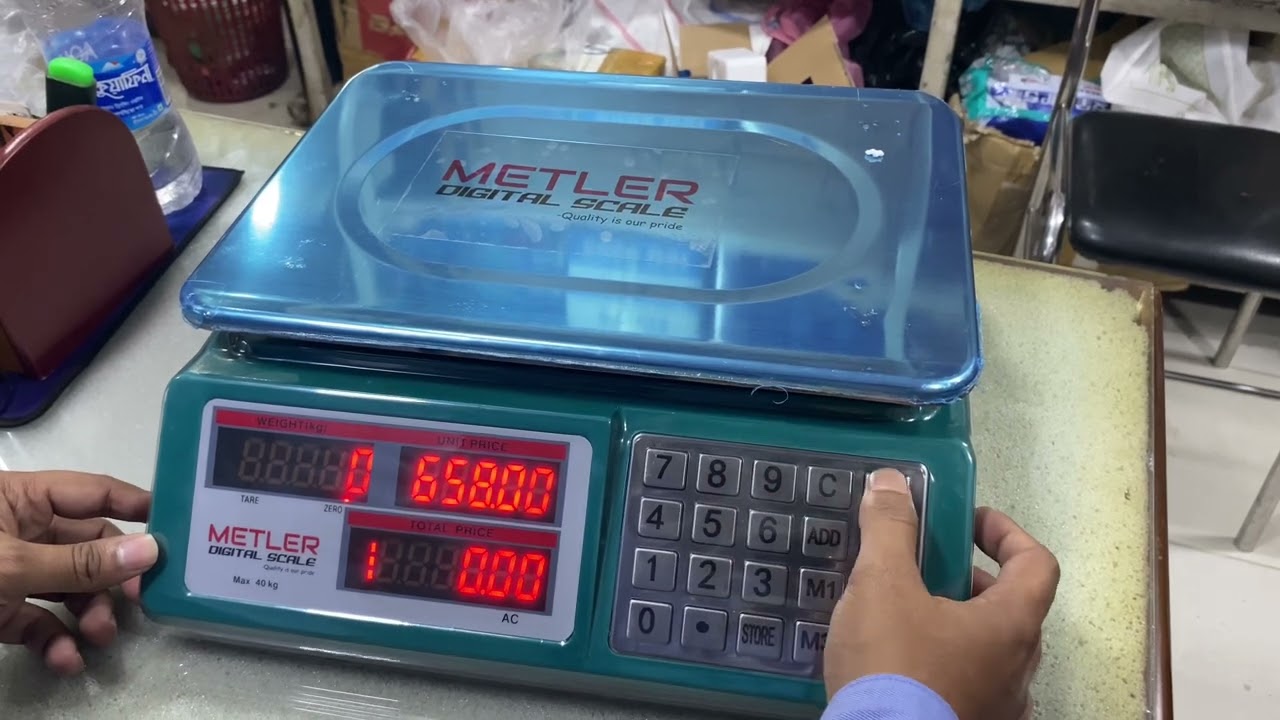 Metler Digital pricing Scale 40kg | Calibration | Metler corporation | @metler.corporation