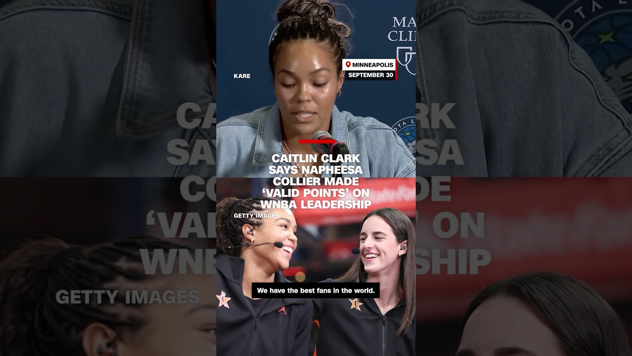 Caitlin Clark says Napheesa Collier made &lsquo;valid points&rsquo; about WNBA leadership