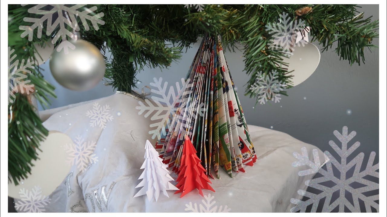 Kerstboom vouwen van folders | DIY | Mandy Michelle