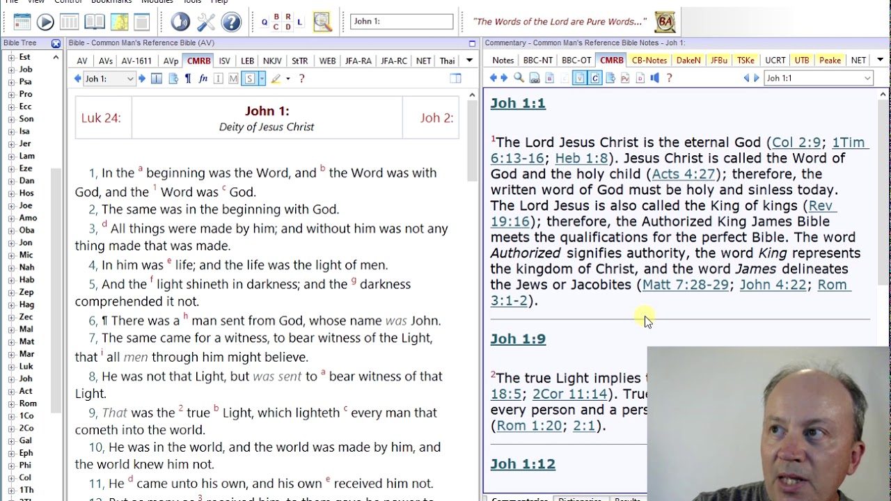 Common Man's Reference Bible for Bible Analyzer