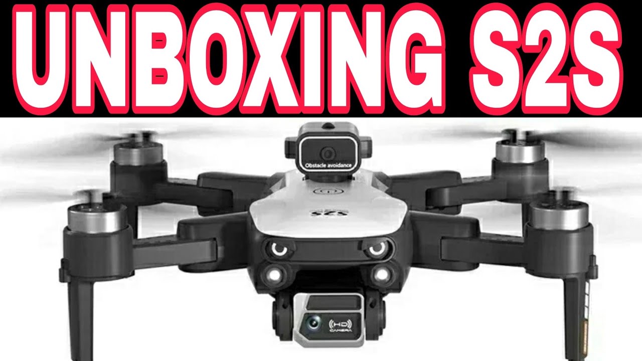 Drone S2S Mini Unboxing Drone Barato de Ótima Qualidade Faz Filme Tira Foto Sensor Obstáculo