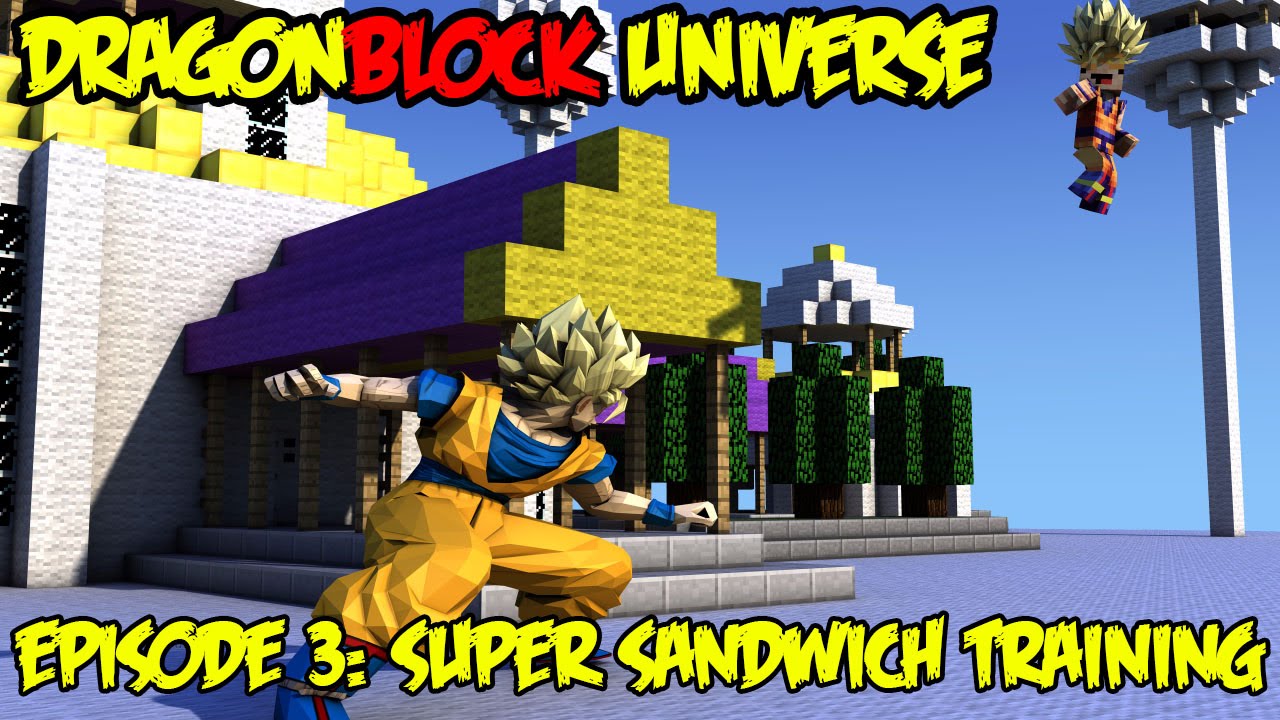 Dragon Block Universe: Epic Super Sandwich Training Session! REKT ALL THE MOBS [Ep 3]