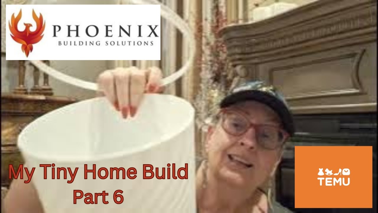 TEMU's got it in the bag!  My Tiny Home build part 6 🏠 Floating the roof and so much more  💞