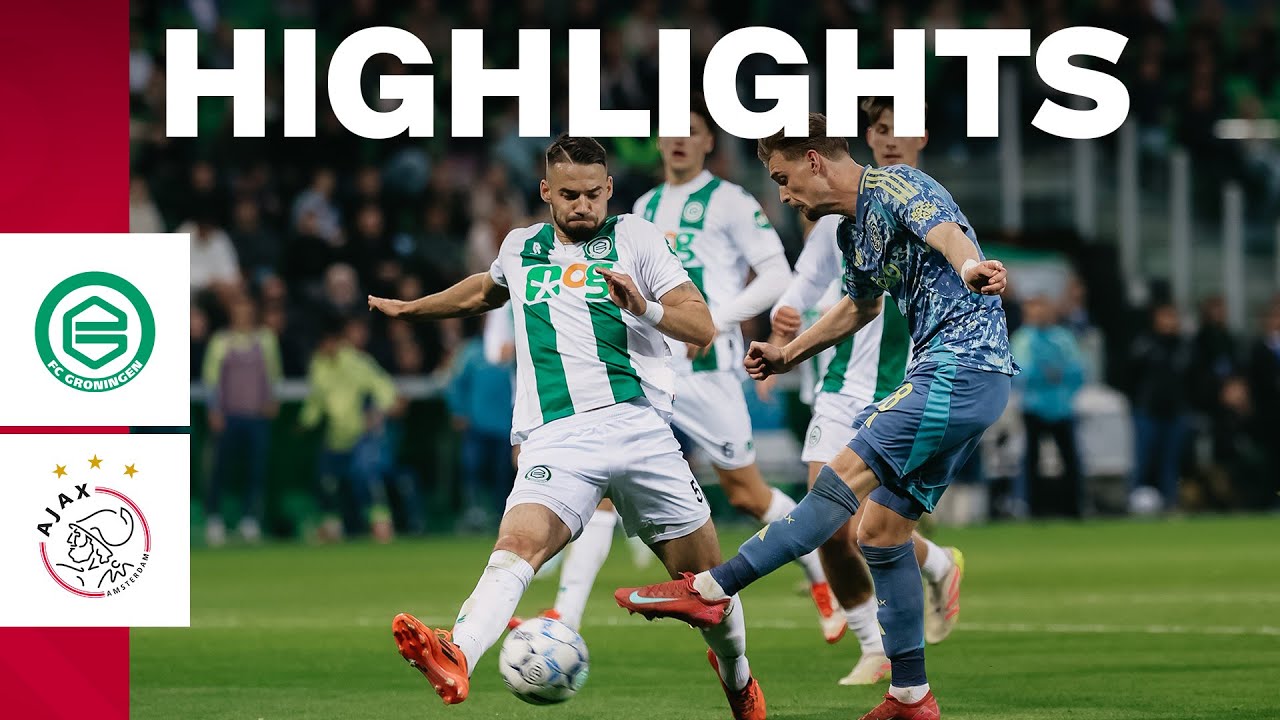 Highlights FC Groningen - Ajax | Eredivisie