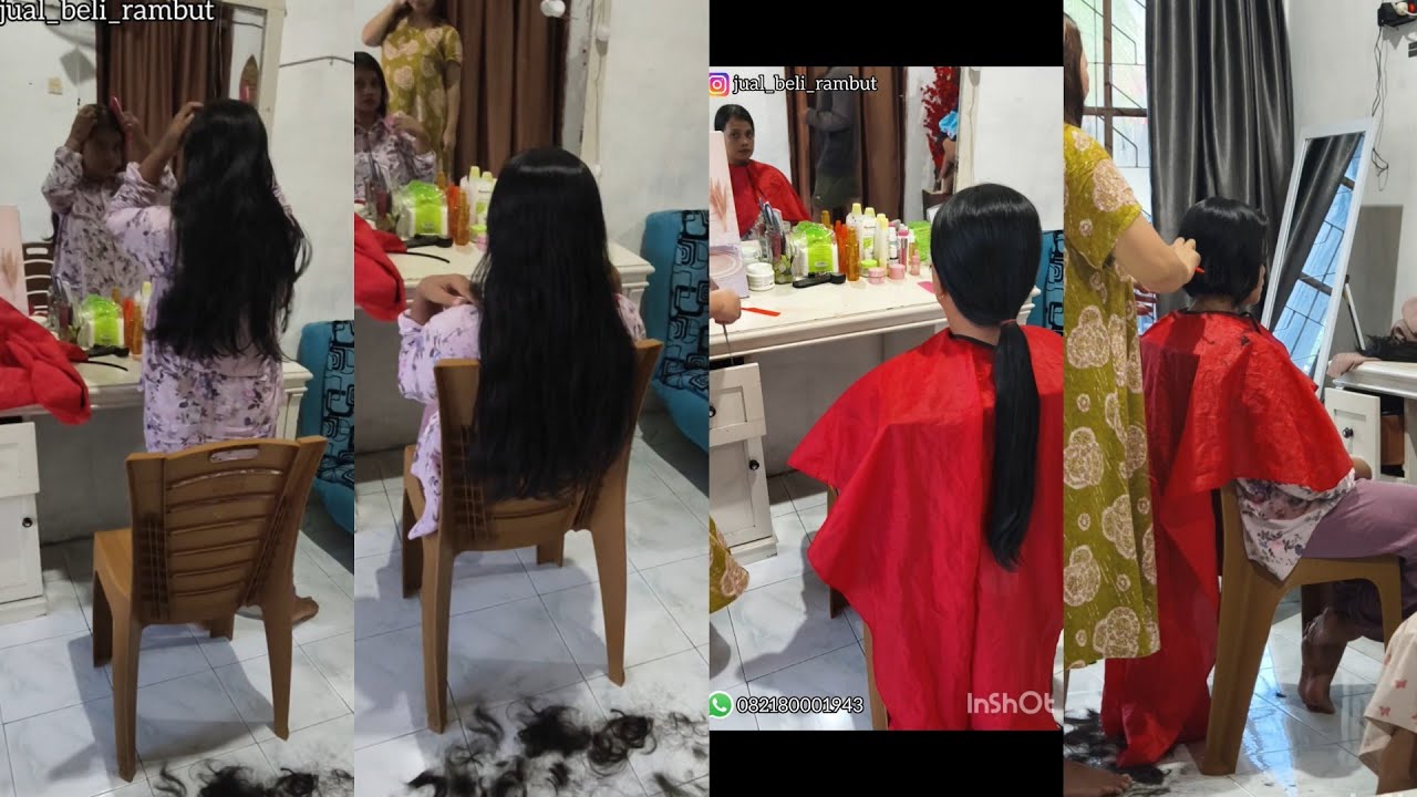 POTONG RAMBUT PANJANG MAMA