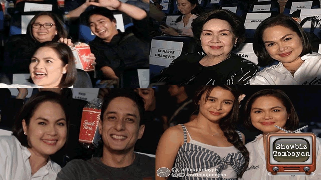 Judy Ann emosyonal sa premiere ISUSUMBONG KITA SA TATAY KO movie w/ FPJ! Coco, Yassi, Susan present