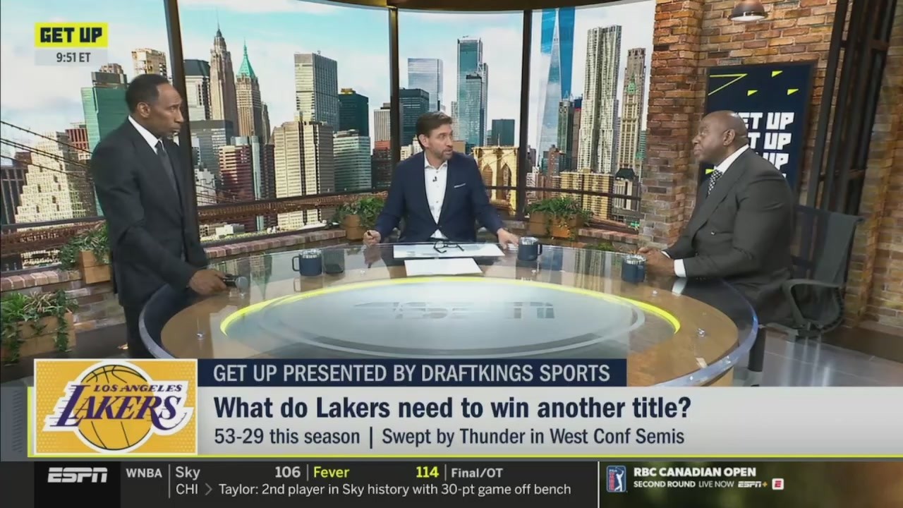 GET UP | Lakers trade LeBron? - Magic Johnson & Stephen A. on Lakers adjustment to win NBA title