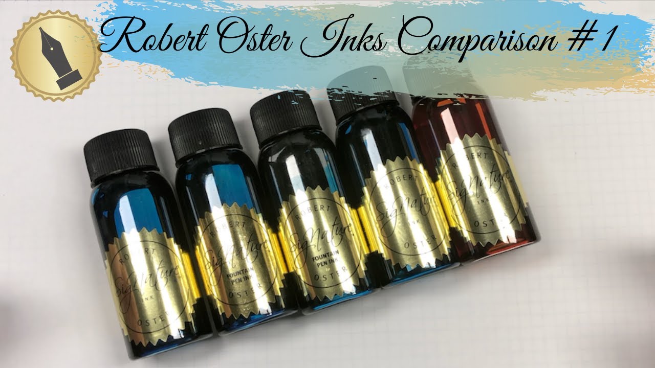 Robert Oster Inks Comparison #1