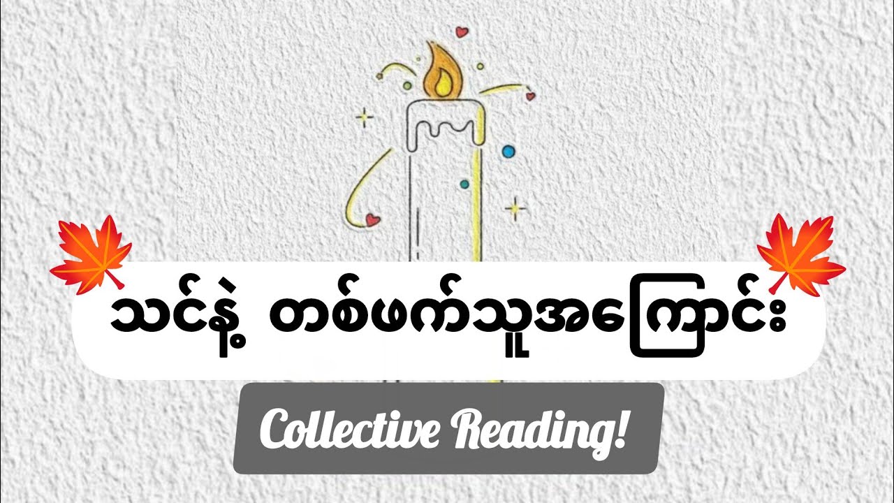🍁သင်နဲ့တစ်ဖက်သူအကြောင်း🍁 Collective Reading 🔮🦄🌿💜✨