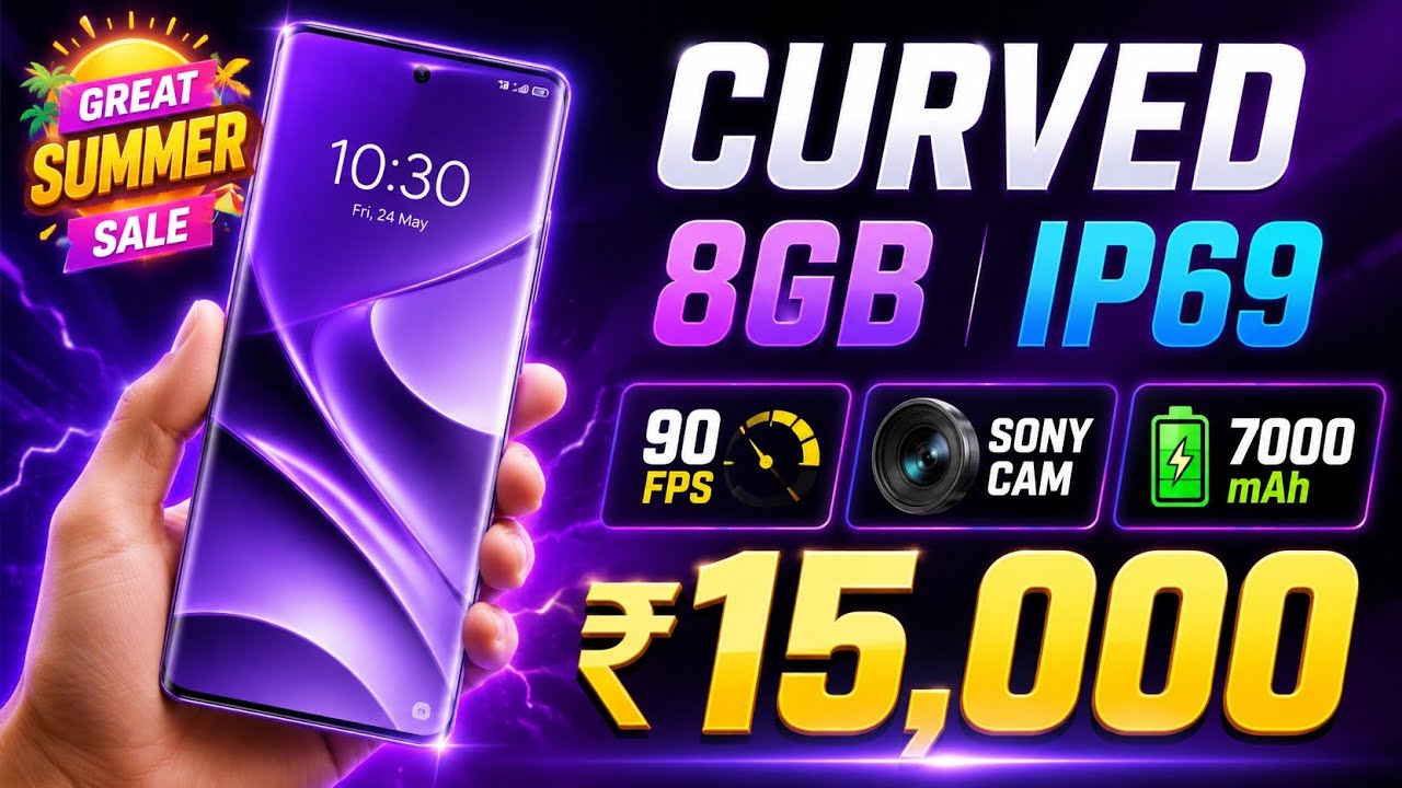 GREAT SUMMER SALE | Top 5 Curved Amoled Display phone under 15000 | Best 5g Smartphone Under 15000