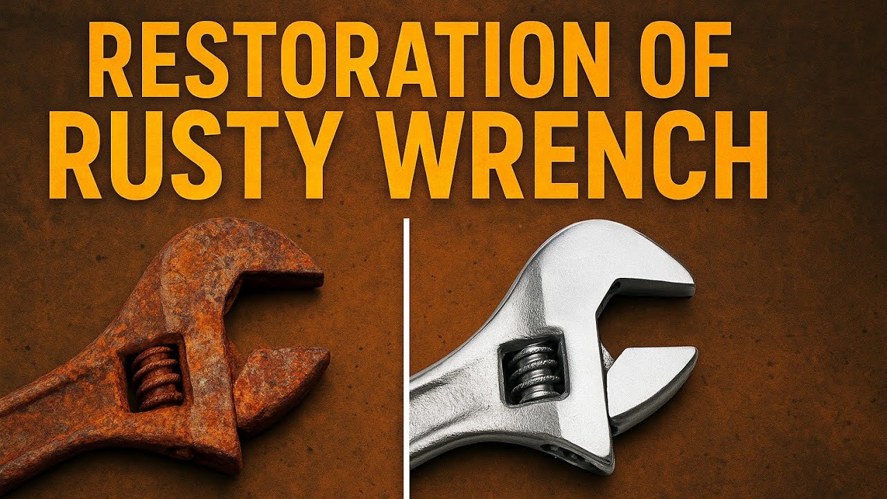 Restoring the Most Rusty Wrench (ASMR)