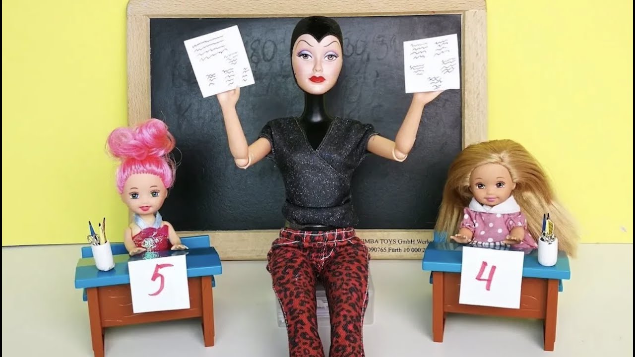 ПРИЗНАВАЙТЕСЬ, ЧЬИ ШПАРГАЛКИ! Сборник 10 Про школу Мультик #Барби