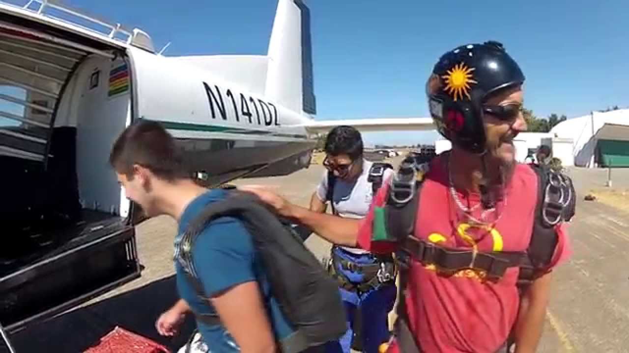 Tabarak and Abdel first time at Skydance Skydiving, Davis CA