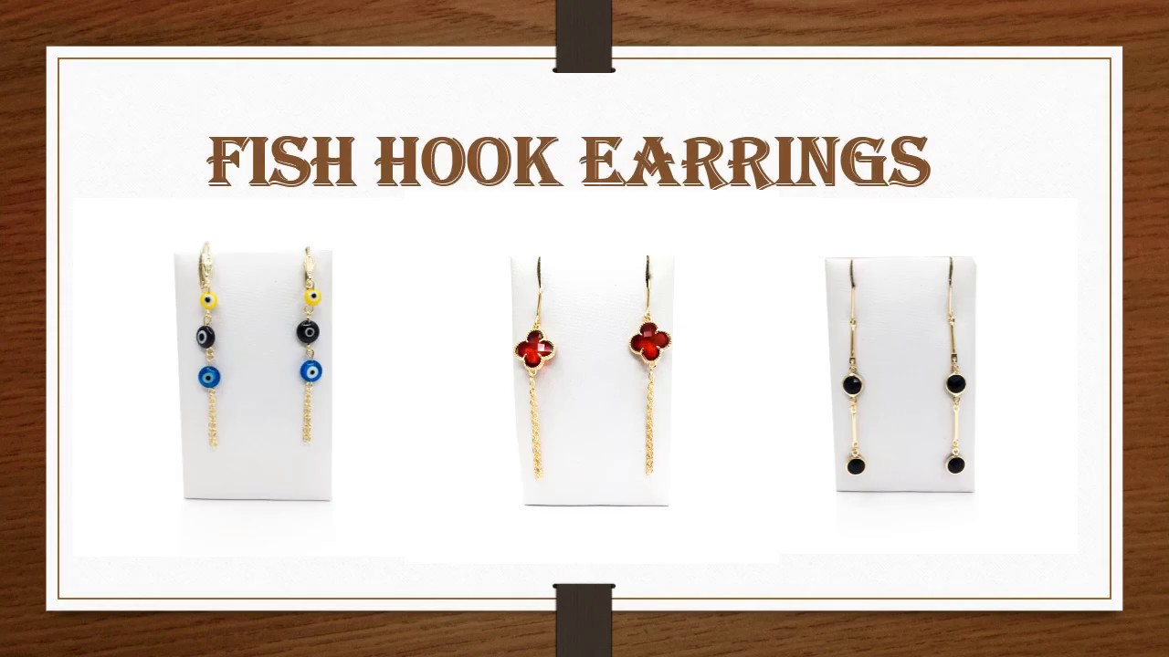 Latest Fish Hook Earrings | New Gold Plated Earrings on Wholesale