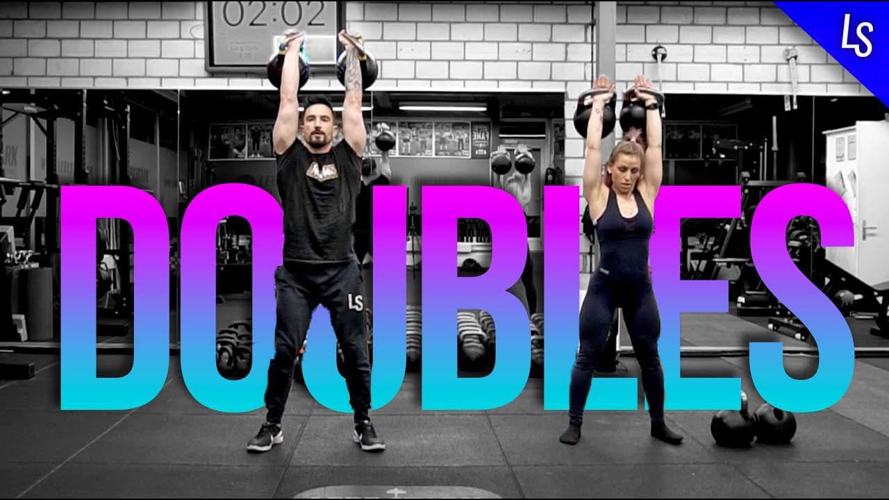 20 Minuten FULL BODY Workout mit 2 Kettlebells - (DOUBLES)
