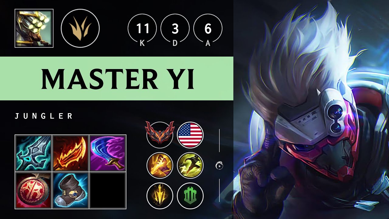 Master Yi Jungle vs Lee Sin - NA Grandmaster Patch 25.18