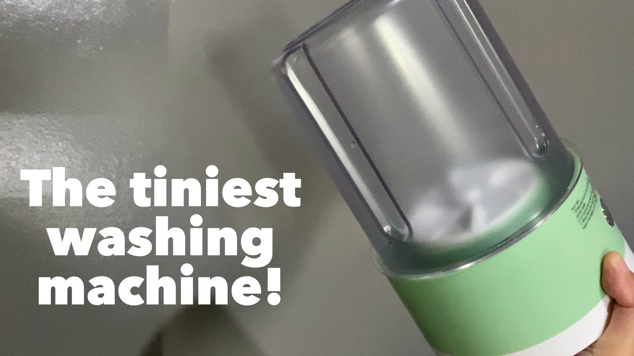 A mini rechargeable washing machine (Unboxing and first impressions)