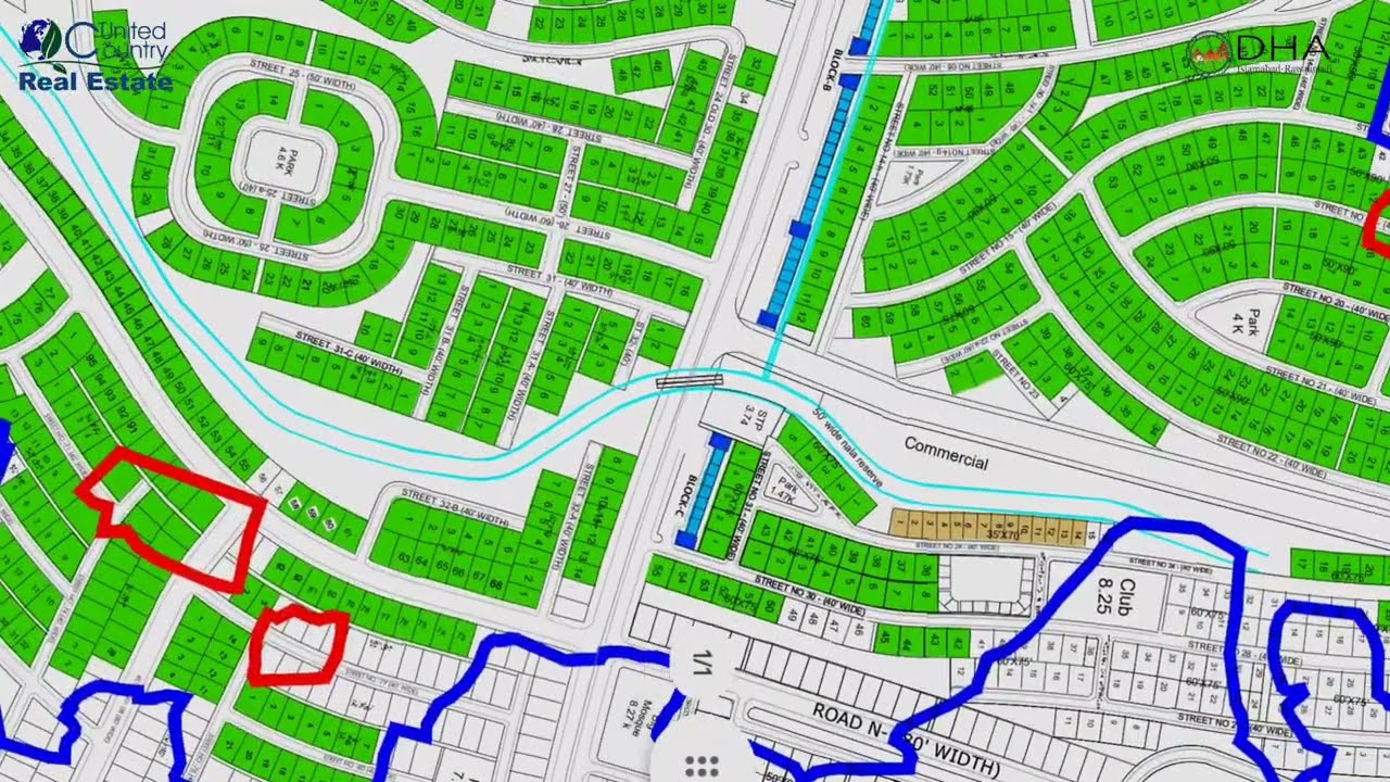 New Map DHA phase 6 Islamabad latest Update Possession Sector Coming Soon DHA Project