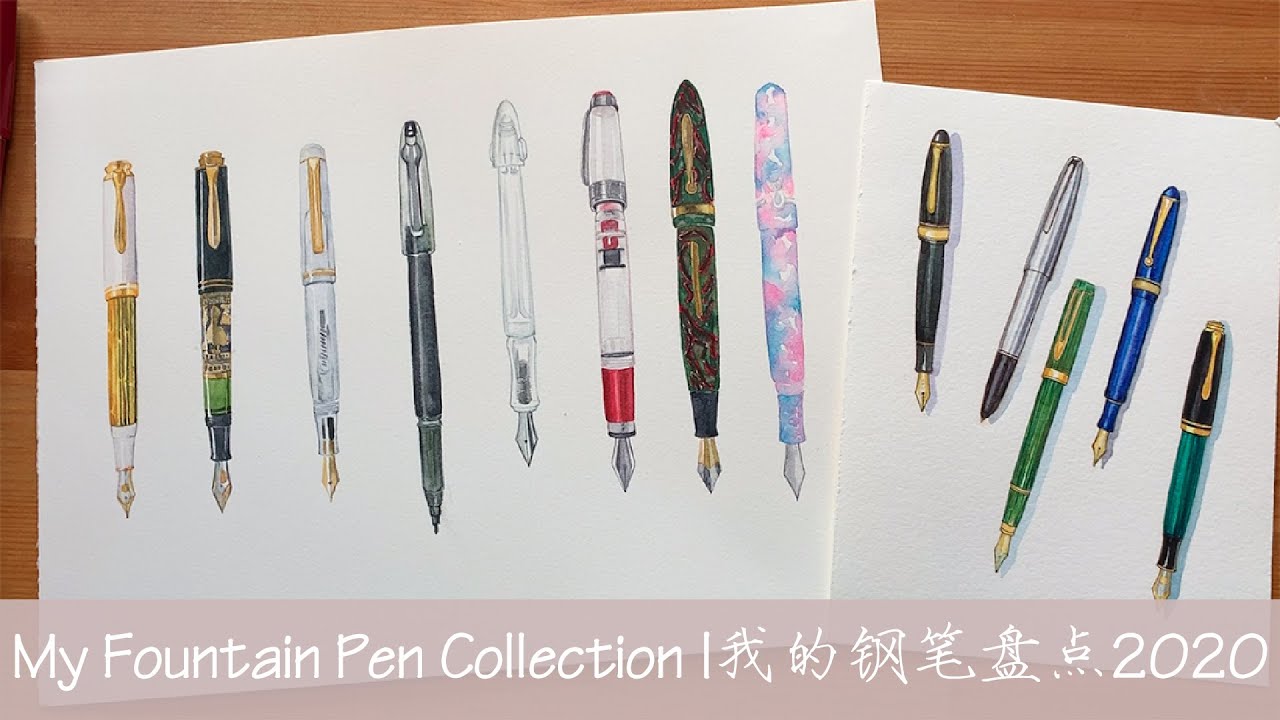 My Fountain Pen Collection |我的钢笔盘点 (平价)2020 Platinum/Pilot decimo/twsbi 三文堂/sailor SHIKIORI 四季织