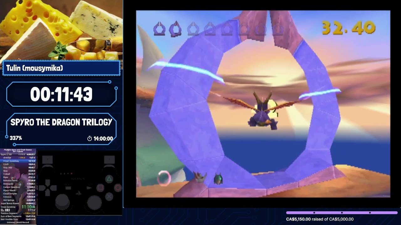 RRLAT9 - Spyro the Dragon Trilogy 337% by @Tulin Part 1