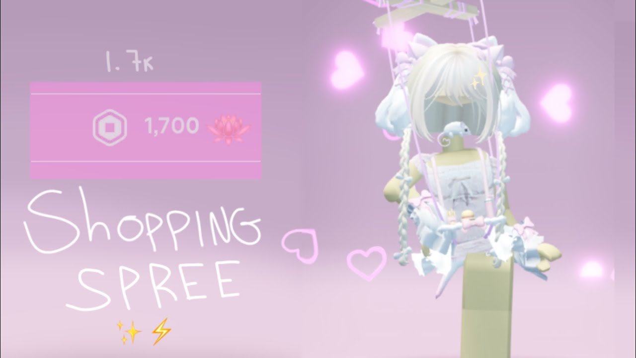 1,700 robux shopping spree + mm2 gameplay ✨