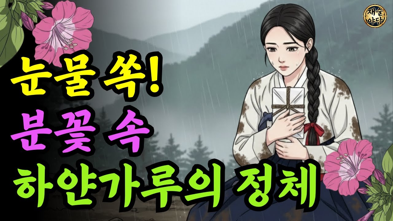 눈물 쏙 독설을 퍼붓던 딸, 어머니의 시신 '하얀 가루'의 정체 | 야담 옛날이야기 오디오북 설화 수면동화 전설