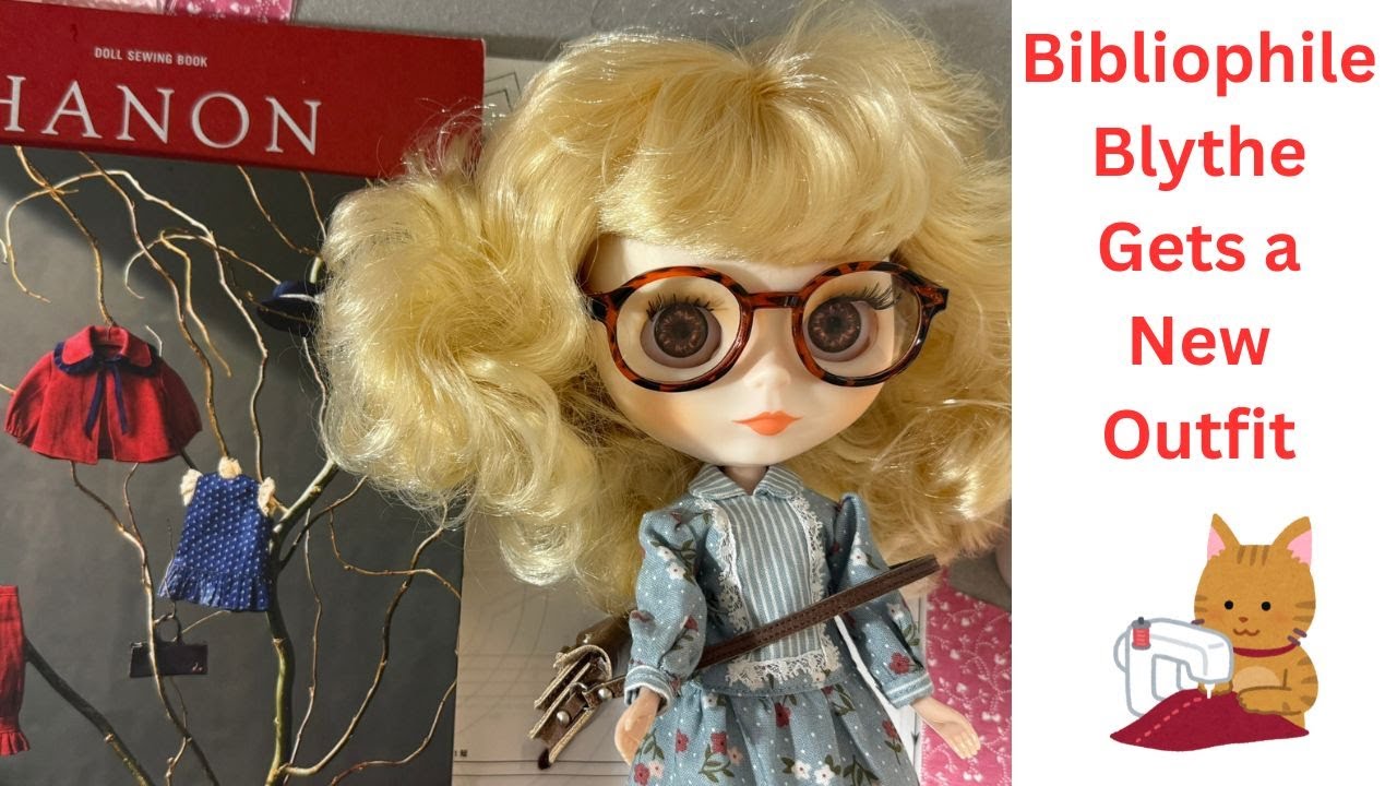Making a Bibliophile Blythe Doll Again Collab @starchandstitches7903  @ClaireWhoMakesThings