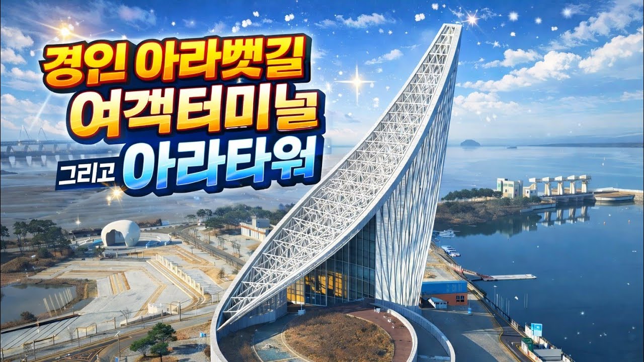 경인아라뱃길.여객터미널 그리고 아라타워(인천) #한강 #가족여행 #힐링영상 #힐링여행 #여행유튜버 #영종도 #바다 #여행꿀팁 #여행추천 #travel #tour 