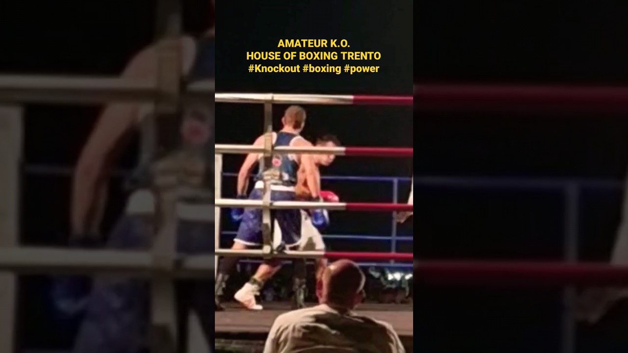 Amazing amateur knock out. Davide"El negrito - Poker face" Rizzardi 