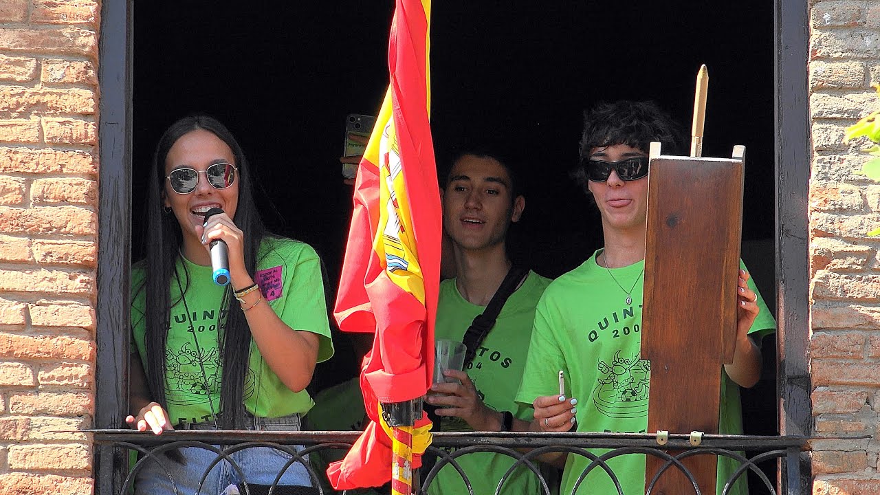 COHETE Y BOLO EN LAS FIESTAS DE LA JUVENTUD, FITERO, 5-8-2022