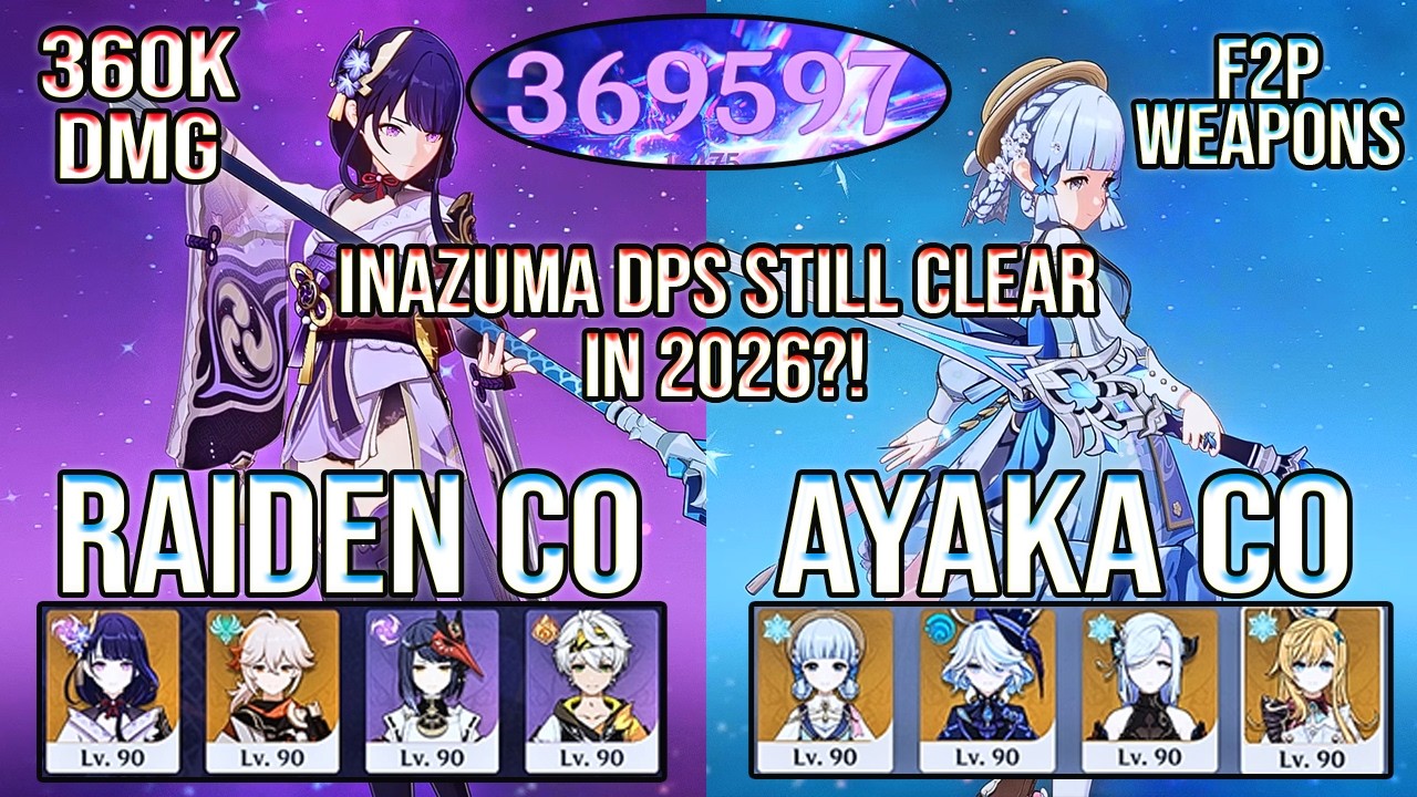 🔥Can the OLDEST Raiden Team & Ayaka Still Beat Spiral Abyss in 2026? | Genshin Impact