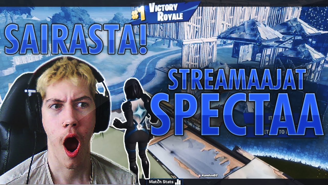 Kun STREAMAAJAT Spectaa MrMiksyyy! - Fortnite Suomi