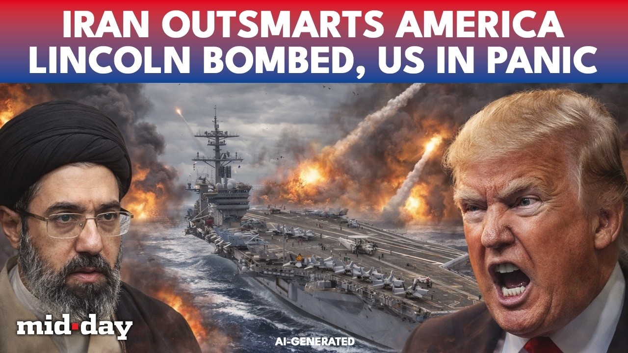 Iran's SHADOW WAR Escalates: Attacks USS Abraham Lincoln with Ballistic Missiles | US Calls It False