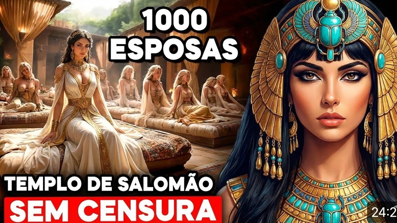 ASSIM ERA A VIDA NO TEMPLO DE SALOMÃO: como Salomão deu conta de 1000 esposas