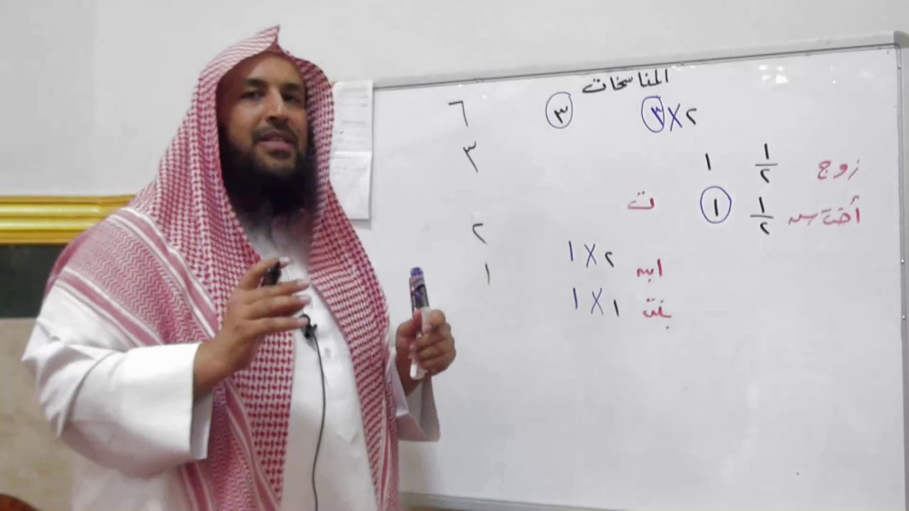 دروس قناة فرضيّ - المناسخات