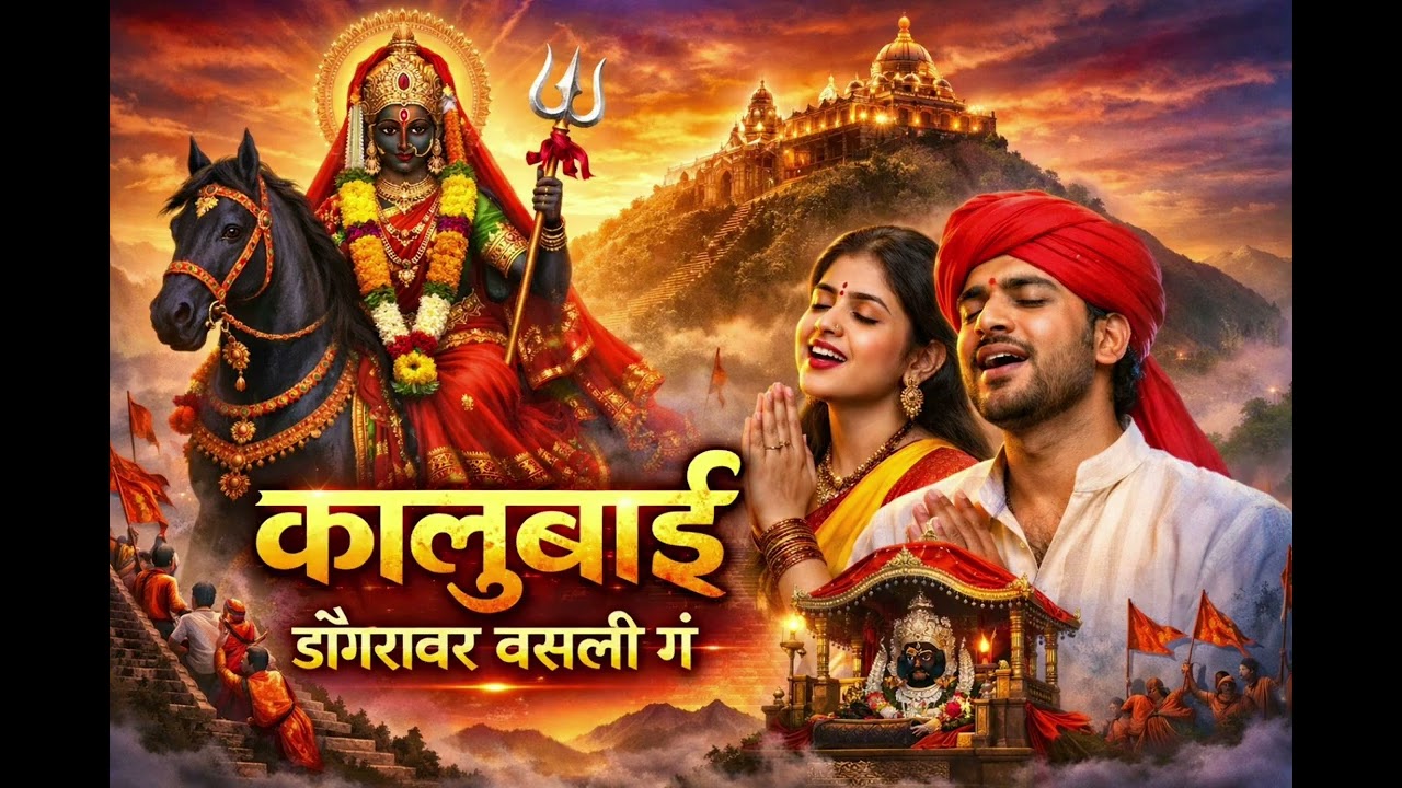 Kalubai Dongravar Basli Ga Official Song 2026|| Marathi Devi Songs || Marathi Devotional Song ||