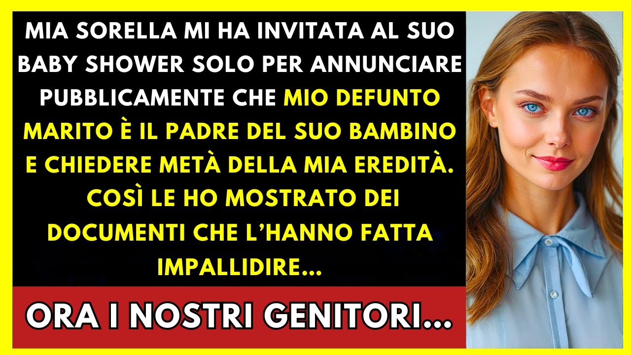 Mia Sorella Mi Ha Invitato Al Baby Shower Per Annunciare Che Mio Marito Defunto È Il Padre