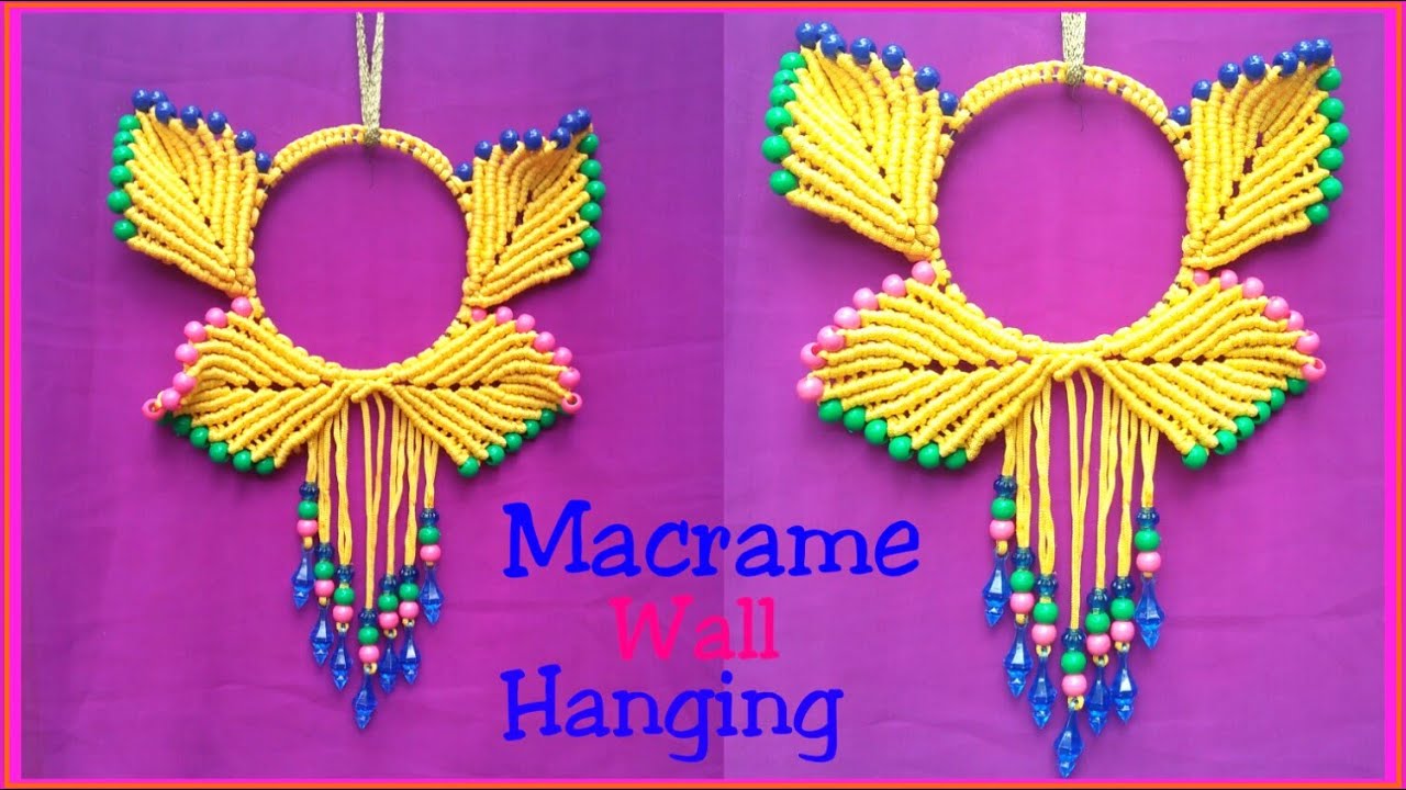 Macrame wall hanging /Easy & Beautiful Macrame Wall hanging New Design
