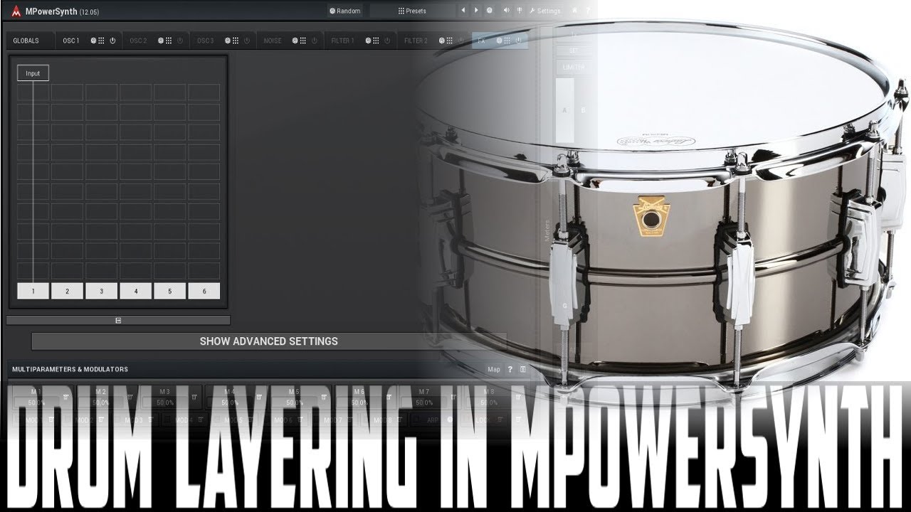 Наложение барабанов MPowersynth