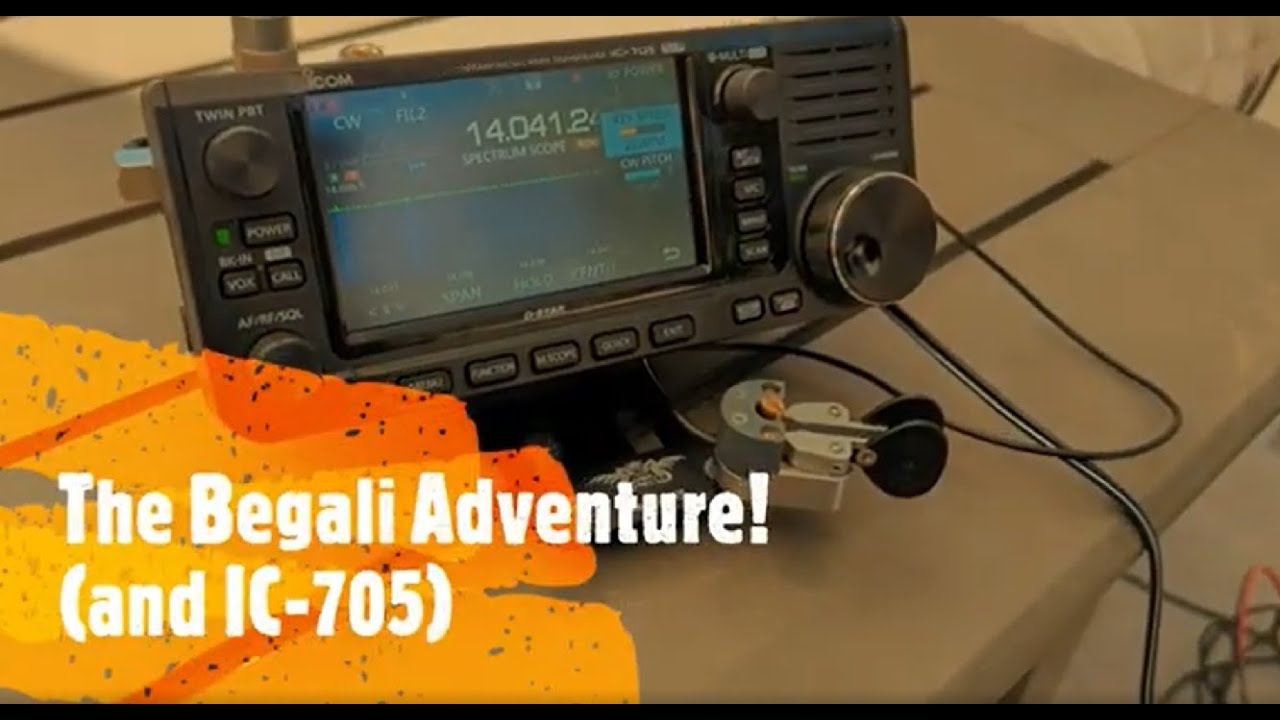 The Begali Adventure and 05 Mount for the IC-705