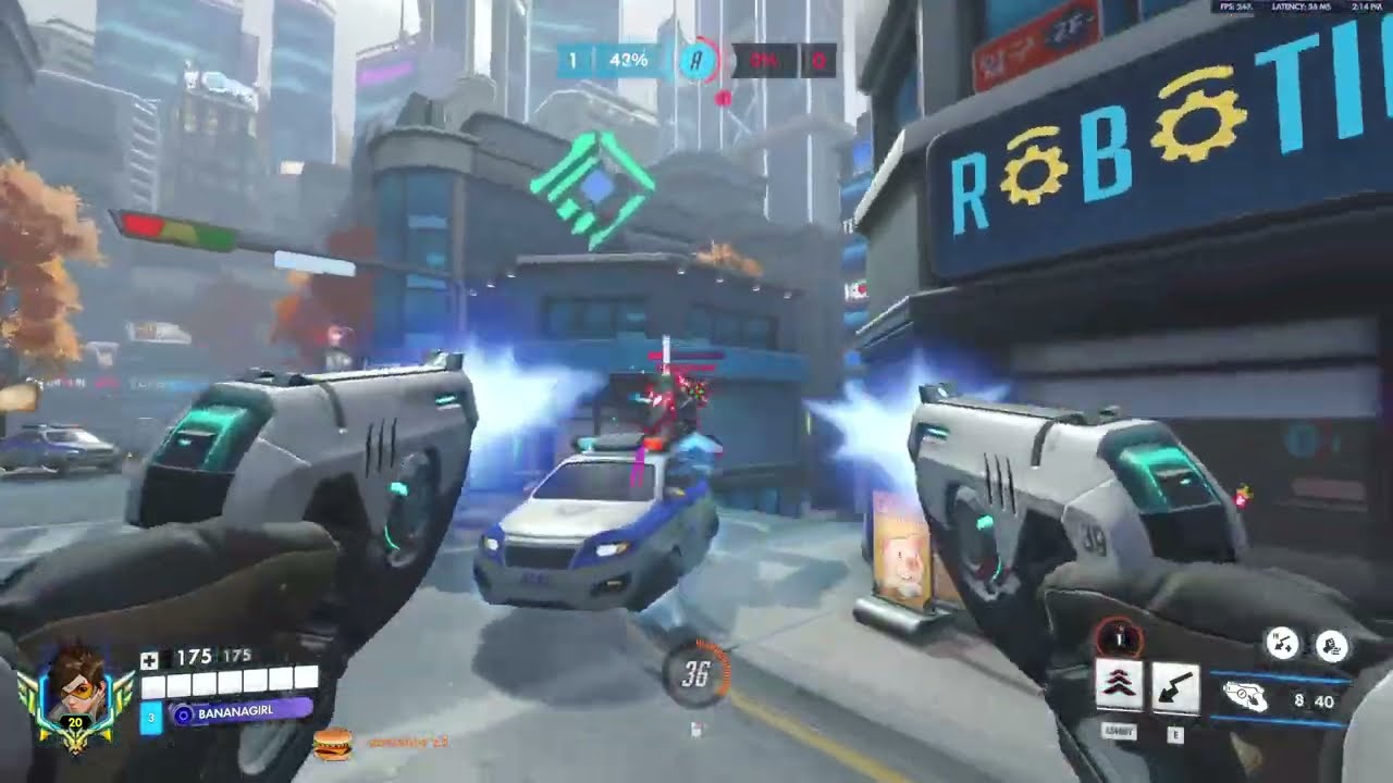 TRACKING IS REALLY CLEAN! TOP 500 OVERWATCH DAFRAN INSANE TRACER GAMEPLAY