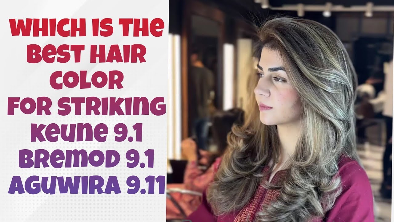 which is the best color for highlights#beautiful hair dye color#9.11 hair color#keune 9.1#ash blond
