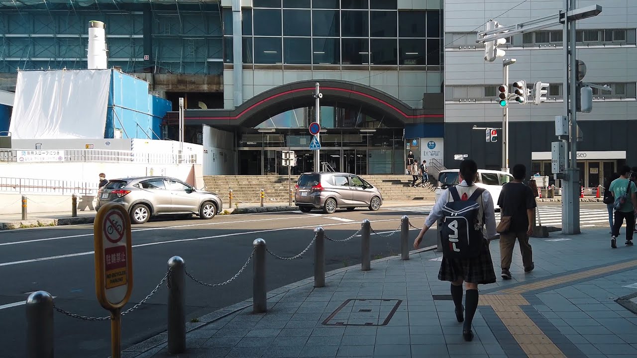 【4K】2021 日本 北海道 札幌 北区 札幌駅とその周辺を散策【Binaural Audio】