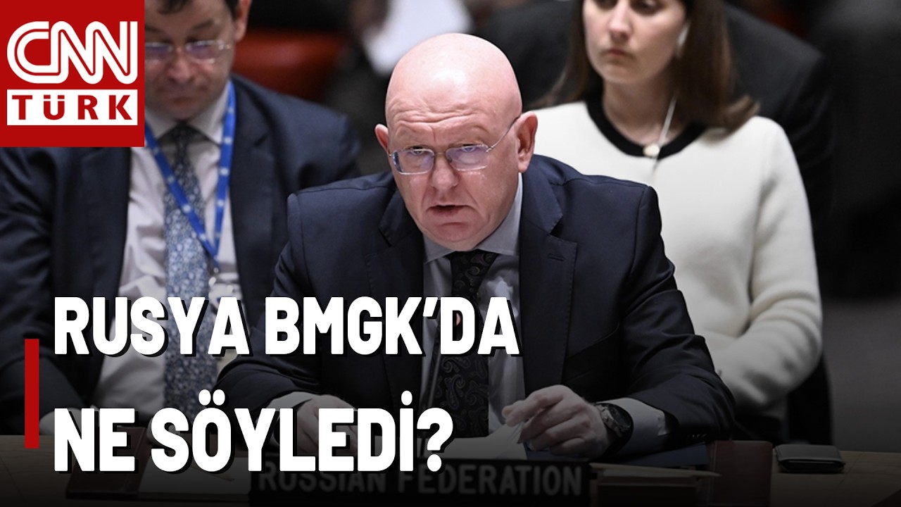 🚨New York'tan Canlı: Rusya Temsilcisi BMGK'da Konuştu, Neler Söyledi?